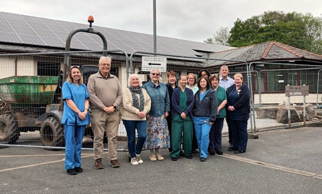 Work begins on new Wellness and Patient Focus Garden Scheme at Amman Valley Hospital